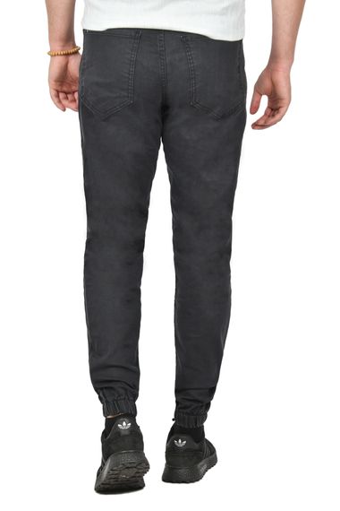 Штани-джоггери DeepSEA skinny fit з еластичним поясом та манжетою, кольори чорний та графіт, для дорослих, розміри 29-36 - фото 4