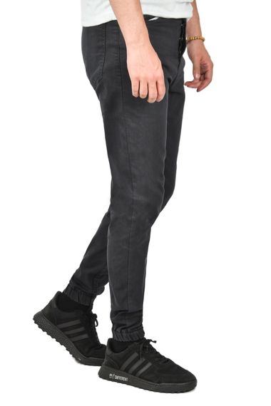 Штани-джоггери DeepSEA skinny fit з еластичним поясом та манжетою, кольори чорний та графіт, для дорослих, розміри 29-36 - фото 3