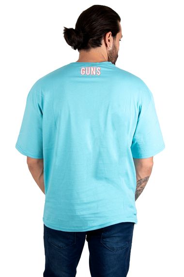 DeepSEA Oversize Men's T-Shirt with Feelings Text Printed on the Front 2200512 - photo 2