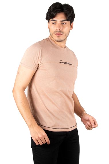 DeepSEA Front Embroidered Slim Cut T-Shirt 2302287 - photo 3