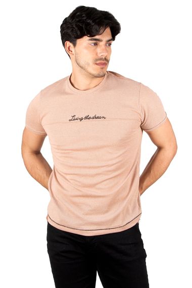 DeepSEA Front Embroidered Slim Cut T-Shirt 2302287 - photo 4