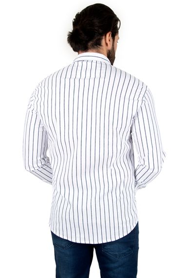 DeepSEA Men's Striped Patterned Long Sleeve Lycra Shirt 2101847 - photo 5