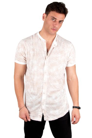 Футболка чоловіча короткий рукав DeepSEA з цифровим друком, стиль casual, slim fit, бавовняна, різні кольори та розміри - фото 2