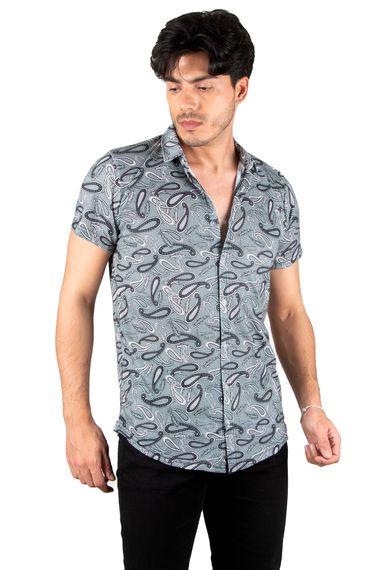 DeepSEA Digital Printed Knitted Fabric Lycra Combed Cotton Shirt 2306014 - photo 2