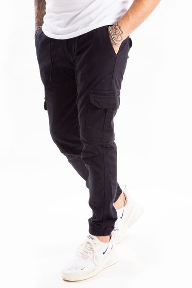 DeepSEA Slim Cut Cargo Trousers with Elastic Waist and Leg Legs 1601569 - photo 3