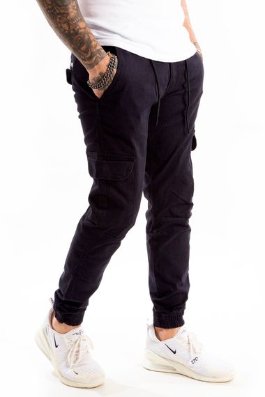 DeepSEA Slim Cut Cargo Trousers with Elastic Waist and Leg Legs 1601569 - photo 4