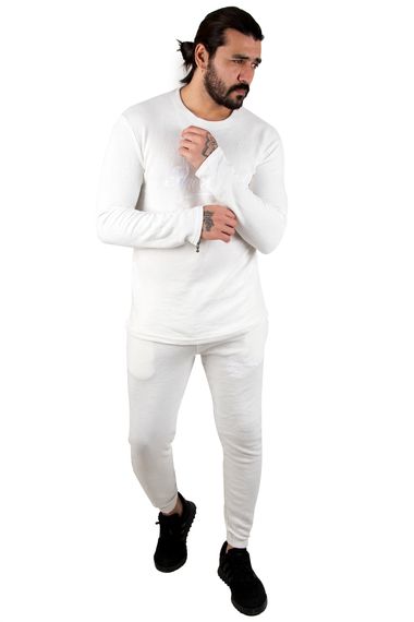 DeepSEA Front Embroidered Crew Neck Elasticized Men's Tracksuit 2303034 - photo 3