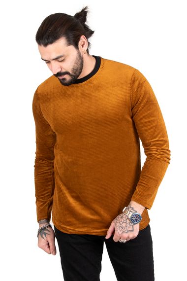 Светр та кенгурушка різних розмірів (S, M, L, XL, XXL) кольорів: цегельний, гірчичний, хакі, сірий - фото 1