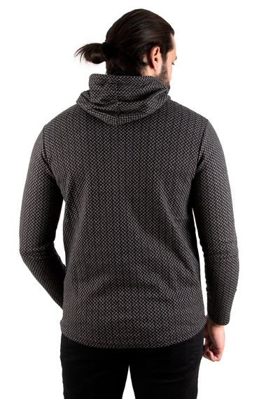 DeepSEA Stripe Patterned Hooded Men's Sweatshirt 2303102 - photo 5