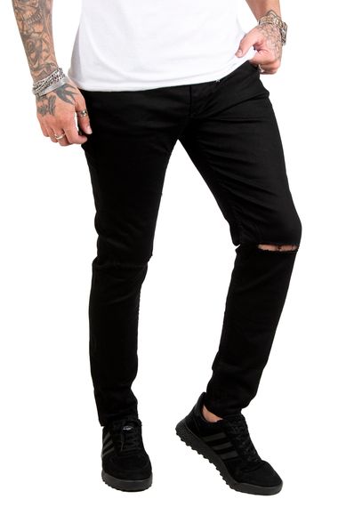 DeepSEA Ripped Knees Lycra Slim Fit Men's Jeans 1902114 - photo 4