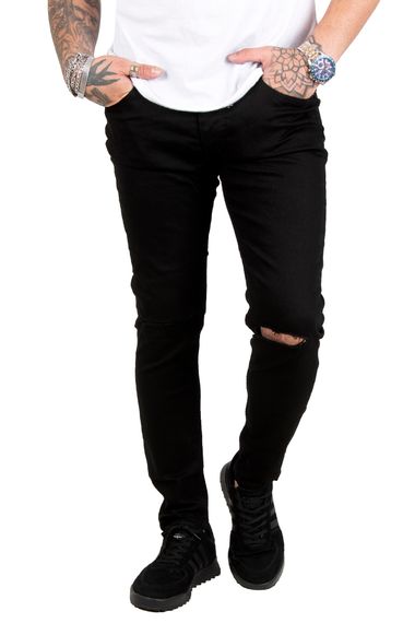 DeepSEA Ripped Knees Lycra Slim Fit Men's Jeans 1902114 - photo 3