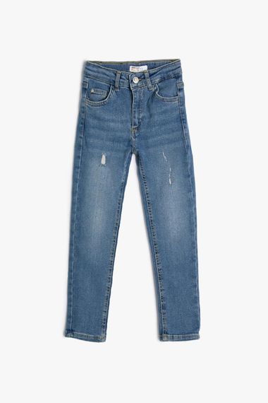 Koton Boy's Jeans Pants with Cotton Pockets - Slim Jean - photo 1