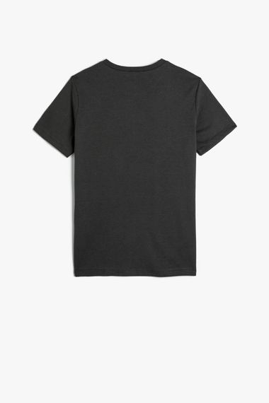 Koton Boy's Space Themed T-Shirt Short Sleeve Crew Neck Cotton - photo 2