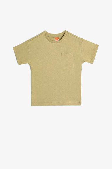 Buy Koton Baby Boy Basic Shirt Pocket Detailed Long Sleeve