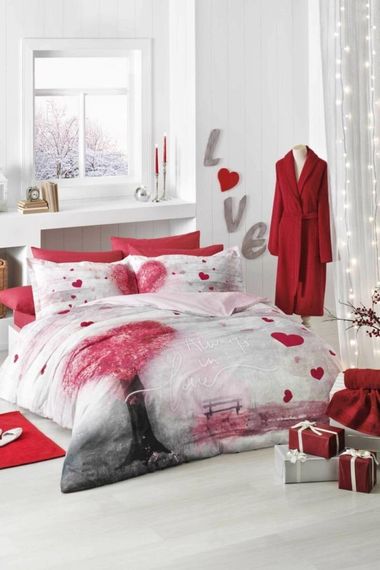 Özdilek Double Always in Love Duvet Cover Set