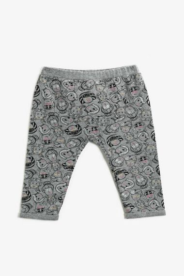 Koton Baby Girl Printed Sweatpants