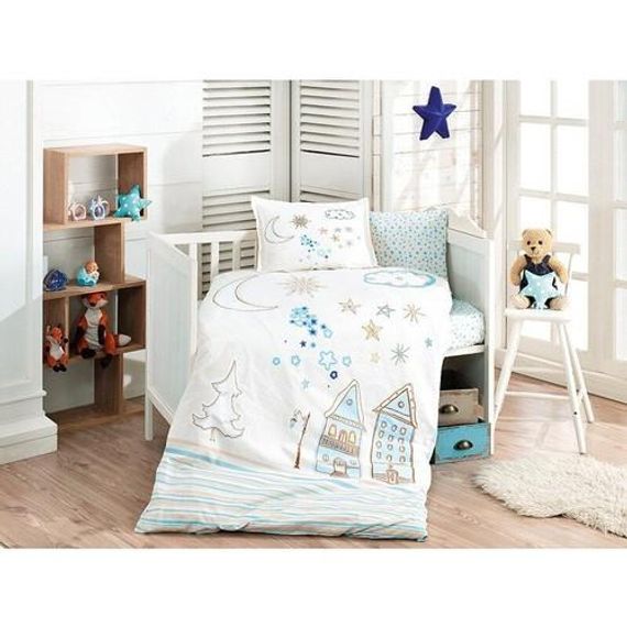 Özdilek Bebe Blanket Stella Blue 100 x 120