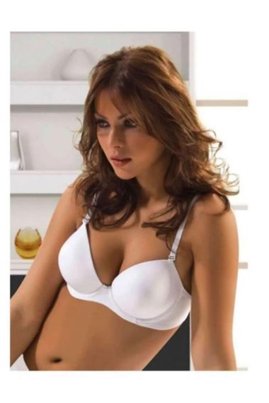 Le Jardin 7050 Angeline Basic Push Up Bra - White