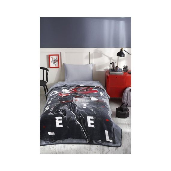 Özdilek Superman Steel Licensed Single Child Blanket 160X220