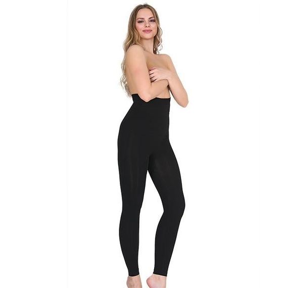 Hipatu High Waist Leggings Corset Black