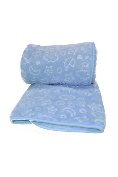 Özdilek Embos Baby Blanket 100 x 120 BLUE