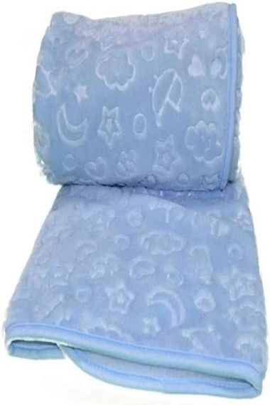 Özdilek Embos Baby Blanket 100 x 120 BLUE