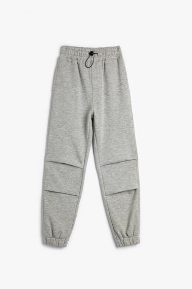 Koton Boy's Basic Jogger Sweatpants with Tie Waist Pocket - photo 3