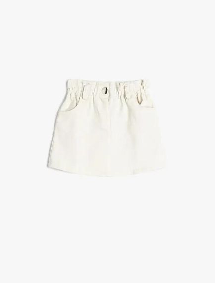 Cotton Baby Girl Skirt Cotton Pocket Elastic Waist - photo 3