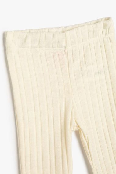 Koton Baby Girl Basic Wide Leg Ribbed Tights - photo 3