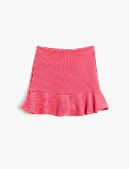 Koton Girl Mini Skirt Frilly Elastic Waist