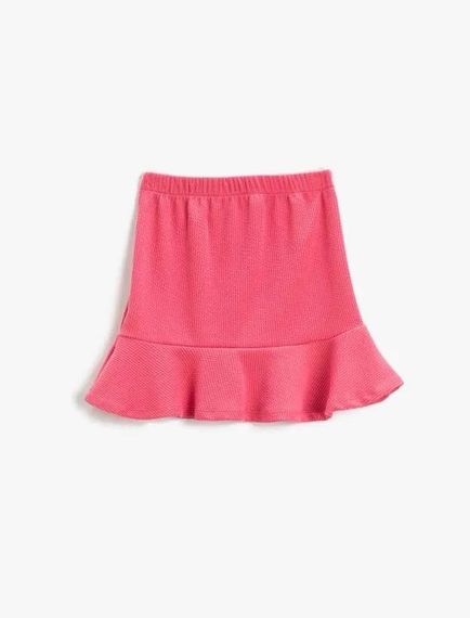 Koton Girl Mini Skirt Frilly Elastic Waist