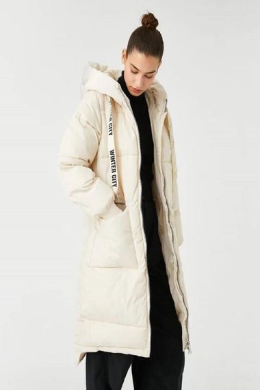 Koton Women's Coat Ecru - photo 2