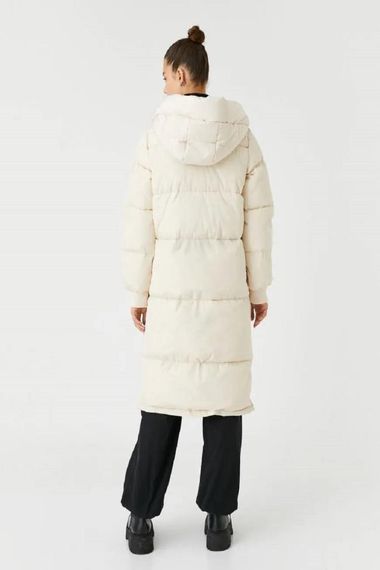 Koton Women's Coat Ecru - photo 4