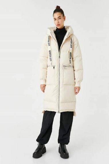 Koton Women's Coat Ecru - photo 3