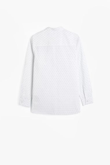 Koton Boy's Polka Dot Classic Shirt Long Sleeve Cotton - photo 2