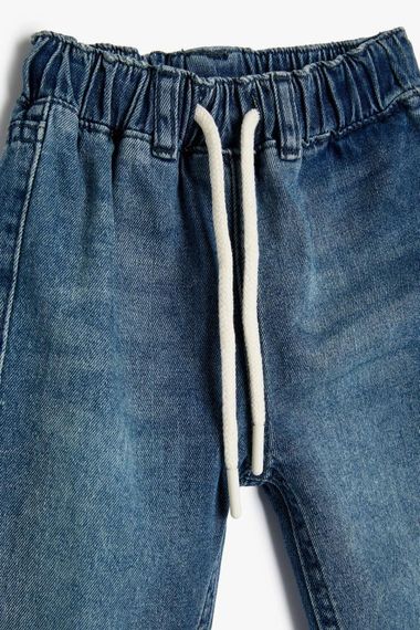 Koton Erkek Bebek Kot Pantolon Pamuklu - Slim Jean - fotoğraf 3