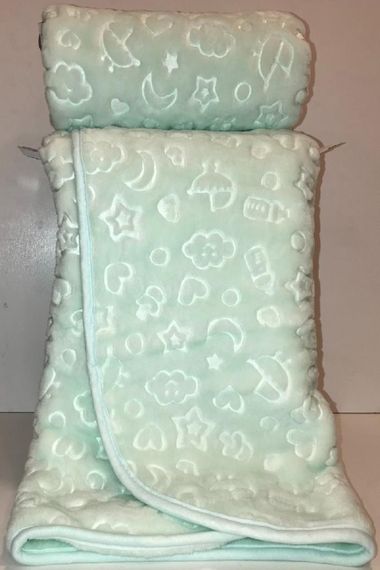 Özdilek Embos Baby Blanket 100 x 120 MINT - photo 3