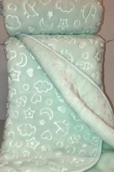 Özdilek Embos Baby Blanket 100 x 120 MINT - photo 1