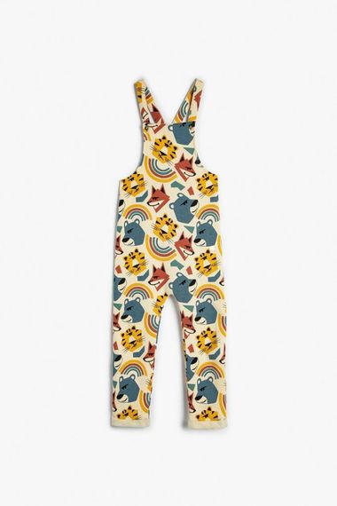 Koton Baby Boy Strappy Jumpsuit Animals Printed Raised Cotton - photo 3