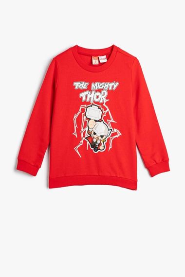 Koton Baby Boy Thor Sweatshirt Licensed Long Sleeve Crew Neck Cotton Raised - photo 1