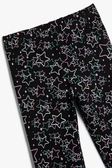 Koton Girl's Starry Tights Cotton with Elastic Waist - photo 3