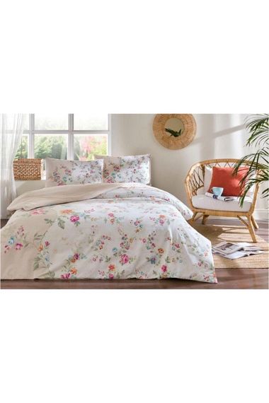 Özdilek Nev Rosa Gallica Duvet Cover Set Double Cream