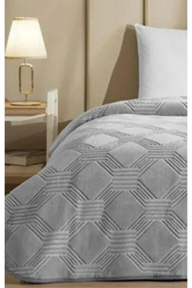 Özdilek Trendy Double Blanket 220x240 Dark Gray