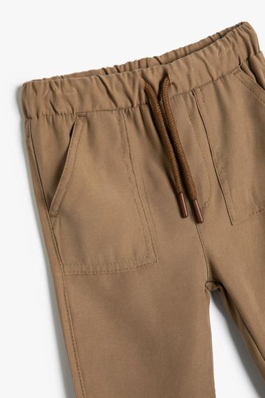 Koton Erkek Bebek Basic Jogger Pantolon Viskon Kumaş - photo 3