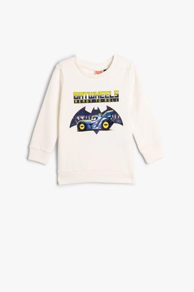 Koton Erkek Çocuk Batwheels Baskılı Sweatshirt - fotoğraf 1