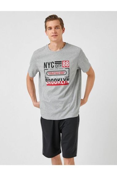 Koton Erkek NYC Baskılı Tişört   - fotoğraf 2