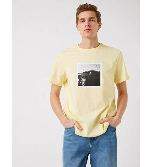 Koton Men's Standard Fit Printed T-Shirt - photo 2