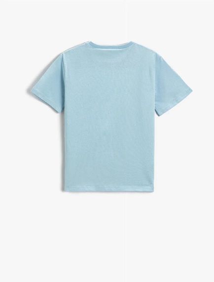 Koton Erkek Çocuk Yaz Temalı Baskılı Kısa Kollu Tişört Pamuklu - fotoğraf 2