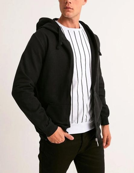 Худі Hipatu з капюшоном, довгими рукавами, oversize, чорного кольору, 65% бавовна, 35% поліестер, ідеально підходить для повсякденного використання - фото 2