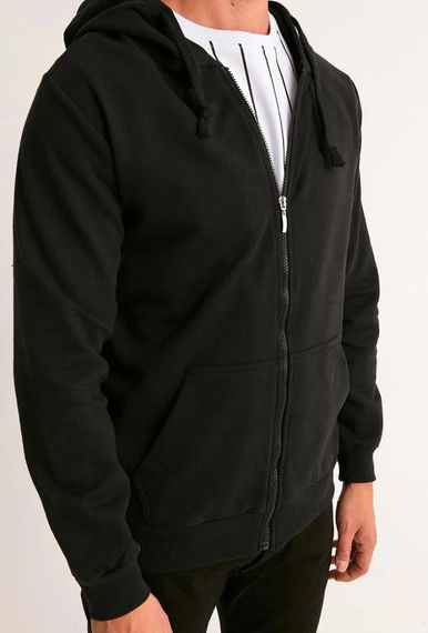 Худі Hipatu з капюшоном, довгими рукавами, oversize, чорного кольору, 65% бавовна, 35% поліестер, ідеально підходить для повсякденного використання - фото 4